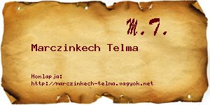 Marczinkech Telma névjegykártya